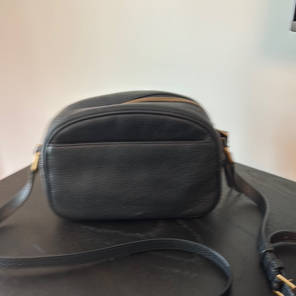 J. Crew Black Leather Bag